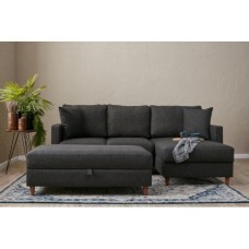 Atelier del Sofa Ugaona garnitura Eva Right Anthracite