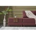 Atelier del Sofa Ugaona garnitura Fly Corner Sofa Bed Right Claret Red