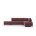 Atelier del Sofa Ugaona garnitura Fly Corner Sofa Bed Right Claret Red