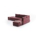 Atelier del Sofa Ugaona garnitura Fly Corner Sofa Bed Right Claret Red