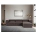 Atelier del Sofa Ugaona garnitura Fora Dark Brown