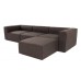 Atelier del Sofa Ugaona garnitura Fora Dark Brown