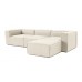 Atelier del Sofa Ugaona garnitura Fora Ecru