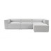 Atelier del Sofa Ugaona garnitura Fora Grey