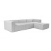 Atelier del Sofa Ugaona garnitura Fora Grey