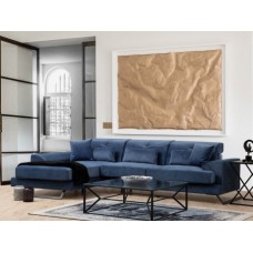 Atelier del Sofa Ugaona garnitura Frido Left (Chl+3R) Navy Blue