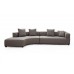 Atelier del Sofa Ugaona garnitura Gondol 1 (CHL 3R) Grey