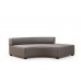 Atelier del Sofa Ugaona garnitura Gondol 1 (CHL 3R) Grey