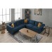 Atelier del Sofa Ugaona garnitura Kale Velvet Oil Green