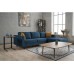 Atelier del Sofa Ugaona garnitura Kale Velvet Right Oil Green