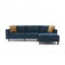 Atelier del Sofa Ugaona garnitura Kale Velvet Right Oil Green