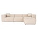 Atelier del Sofa Ugaona garnitura Lora (L1 O1 1R POUFFE ) Cream