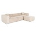 Atelier del Sofa Ugaona garnitura Lora (L1 O1 1R POUFFE ) Cream