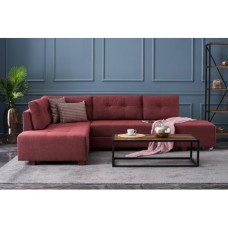 Atelier del Sofa Ugaona garnitura Manama Corner Sofa Bed Left Claret Red