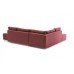 Atelier del Sofa Ugaona garnitura Manama Corner Sofa Bed Left Claret Red