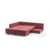 Atelier del Sofa Ugaona garnitura Manama Corner Sofa Bed Left Claret Red