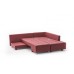 Atelier del Sofa Ugaona garnitura Manama Corner Sofa Bed Right Claret Red