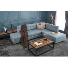 Atelier del Sofa Ugaona garnitura Manama Corner Sofa Bed Right Light Blue