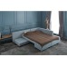 Atelier del Sofa Ugaona garnitura Manama Corner Sofa Bed Right Light Blue