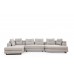 Atelier del Sofa Ugaona garnitura Padova Corner 2 Left Light Grey