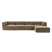 Atelier del Sofa Ugaona garnitura Sora (L1 O1 O1 1R POUFFE ) Brown