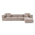 Atelier del Sofa Ugaona garnitura Sora (L1 O1 O1 1R POUFFE ) Sand Beige