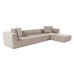 Atelier del Sofa Ugaona garnitura Sora (L1 O1 O1 1R POUFFE ) Sand Beige