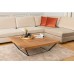 Atelier del Sofa Ugaona garnitura Tulip Corner Right With Pouf Beige