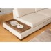 Atelier del Sofa Ugaona garnitura Tulip Corner Right With Pouf Beige