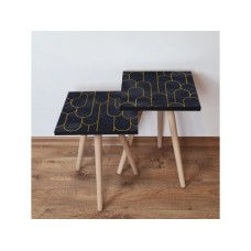 HANAH HOME Pomoćni stočić 2SHP155 Navy Blue