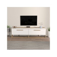 HANAH HOME TV polica Astrid White Walnut (875ZNA4585)