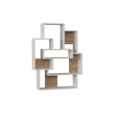 HANAH HOME Polica za knjige Barce White Oak