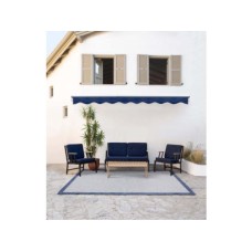 HANAH HOME Baštenska fotelja 600301 Dark Blue