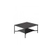 HANAH HOME Sto za dnevnu sobu Black Line Anthracite Black 1