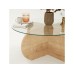 HANAH HOME Sto za dnevnu sobu Bubble Sapphire Oak