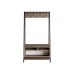 HANAH HOME Cipelarnik Devin Walnut Black