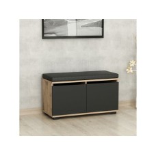 HANAH HOME Cipelarnik Drago Walnut Black