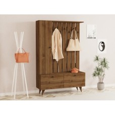 HANAH HOME Cipelarnik sa čivilukom Lala Walnut