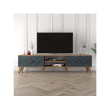 HANAH HOME TV polica Class Walnut Chalcedony (845HCT3007)