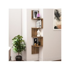 HANAH HOME Zidna polica Desaldo Walnut