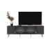 HANAH HOME TV polica Detas Anthracite Gold (475OLV1138)