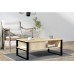 HANAH HOME Sto za dnevnu sobu Devon Orta Sapphire Oak