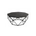 HANAH HOME Sto za dnevnu sobu Diamond Black Marble