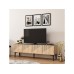 HANAH HOME TV polica Draw Sapphire Oak Black Marble (475OLV1121)