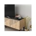 HANAH HOME TV polica Draw Sapphire Oak Black Marble (475OLV1121)