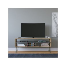 HANAH HOME TV polica Ebuda Oak Anthracite (935CMN1431)