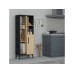 HANAH HOME Ephesus Sapphire Oak Black