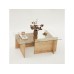 HANAH HOME Sto za dnevnu sobu Escape Sapphire Oak