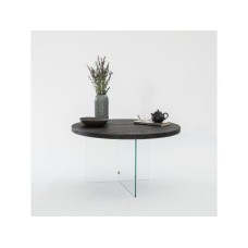 HANAH HOME Sto za dnevnu sobu Serenity Anthracite Transparent