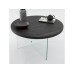 HANAH HOME Sto za dnevnu sobu Serenity Anthracite Transparent